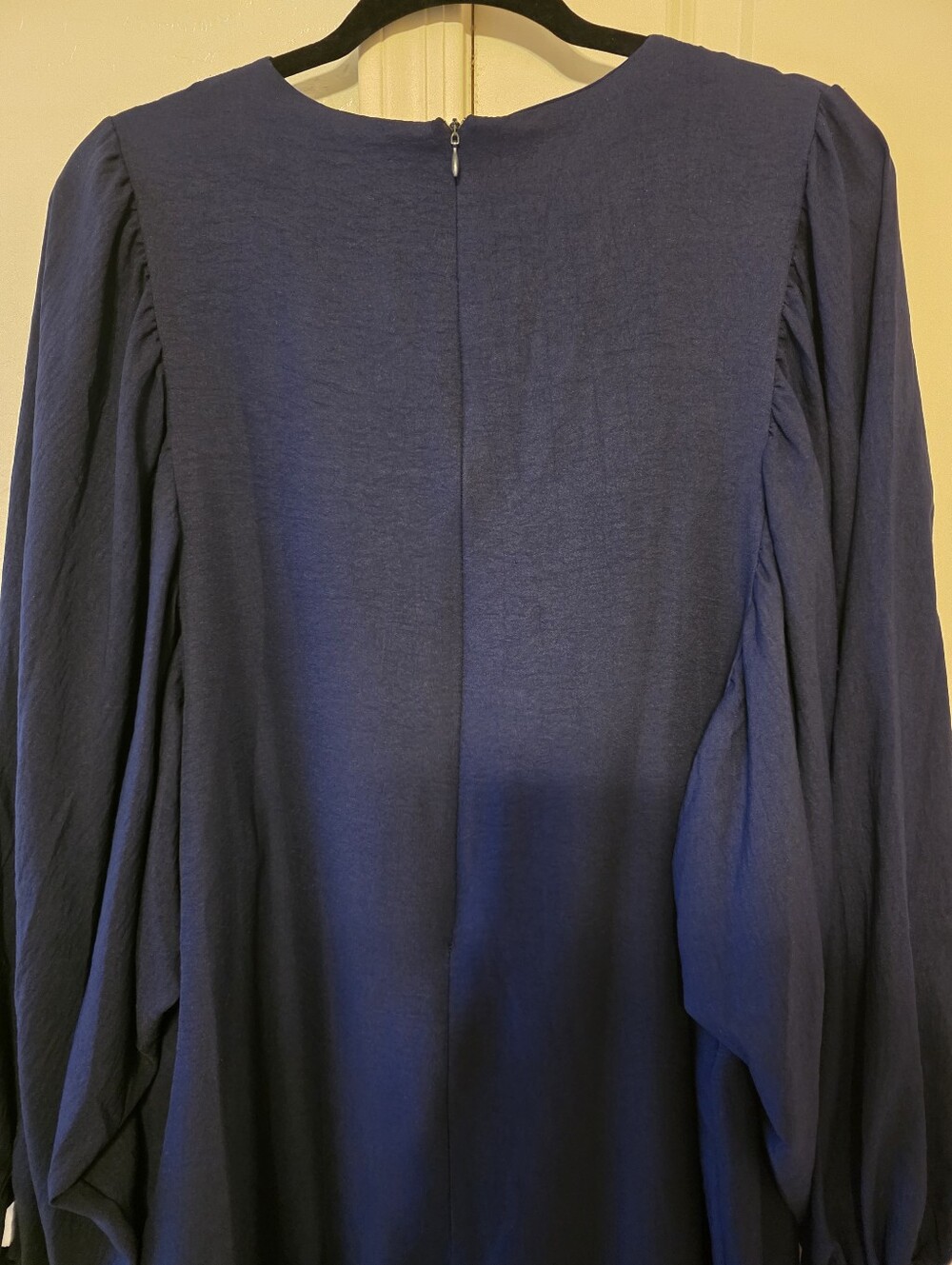 Hijab House Elegant Navy Balloon-Sleeve Maxi Women's Dress Size 8 US - Picture 5 of 6